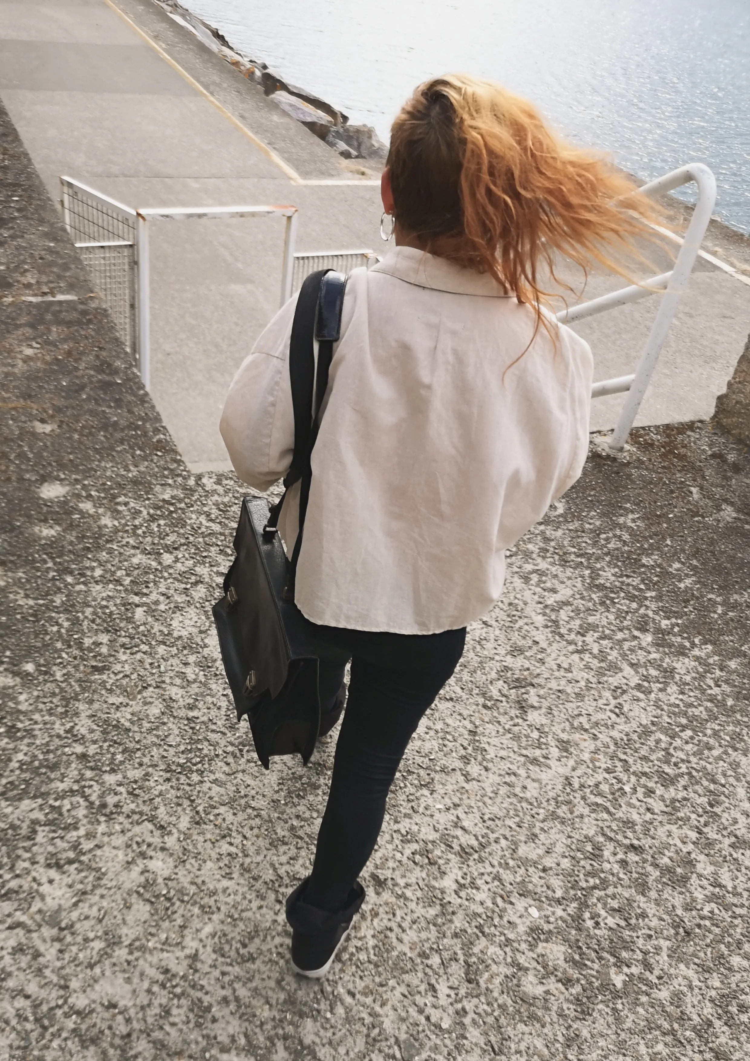 LIGHT SUMMER BLOUSE - NATURAL LINEN white