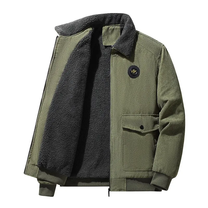 LMS Corduroy Thick Warm Coat