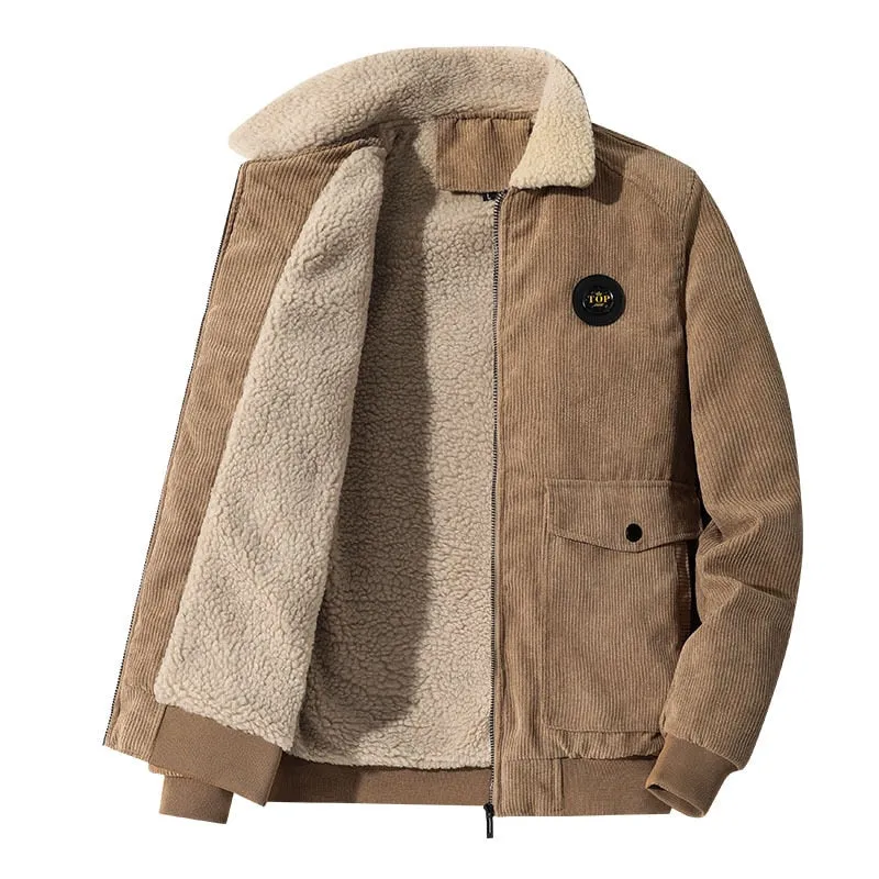 LMS Corduroy Thick Warm Coat