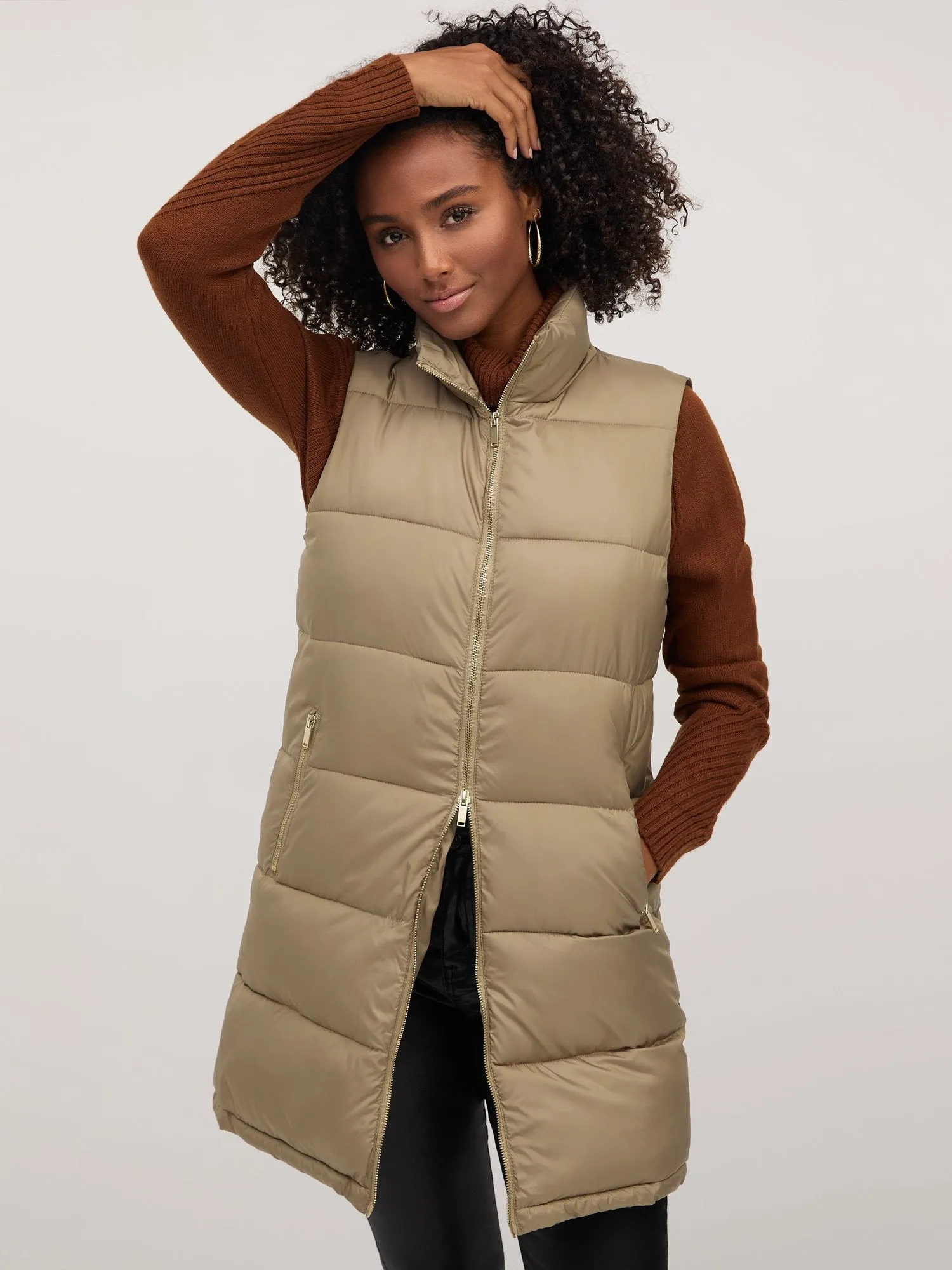 Long Puffer Vest - Ultra-Puff Collection