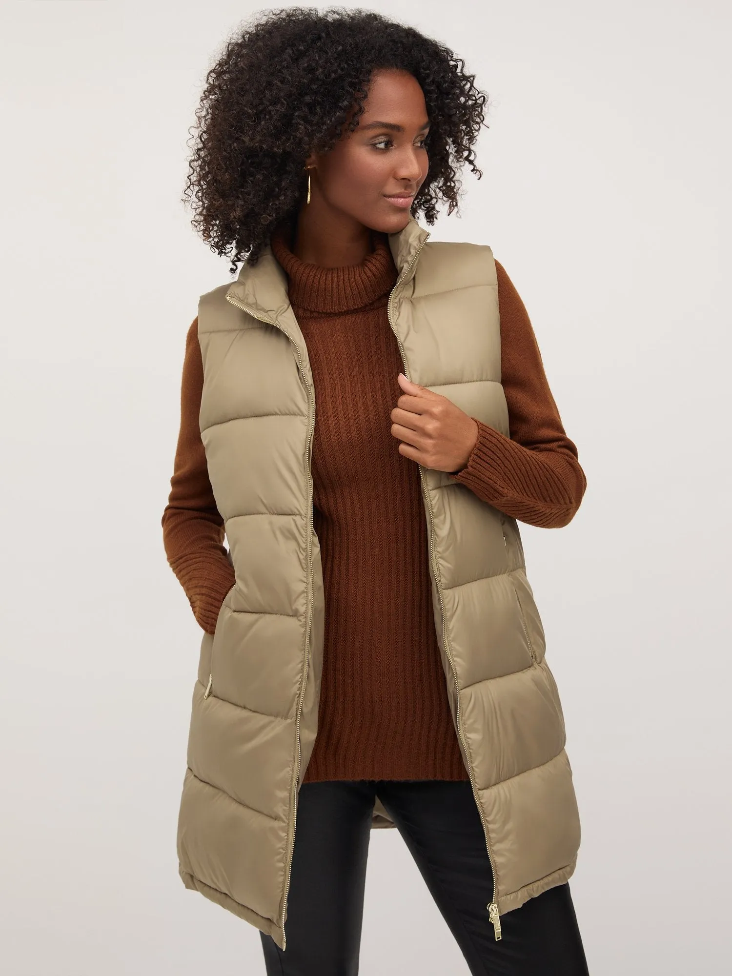 Long Puffer Vest - Ultra-Puff Collection