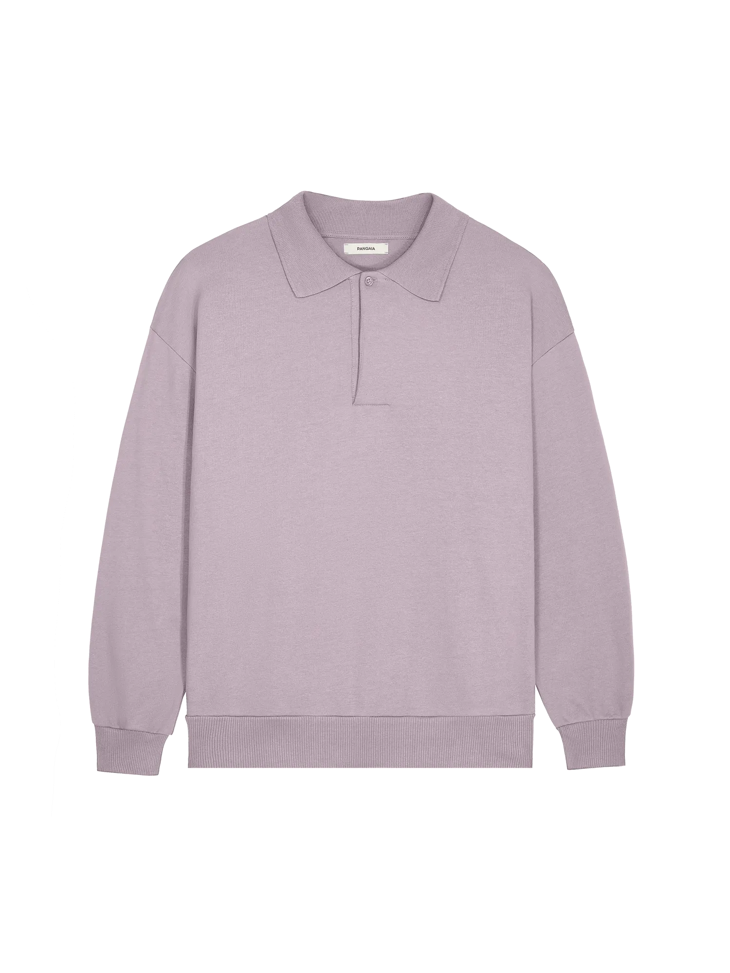 Mens DNA Heavyweight Polo Sweatshirt—raisin purple