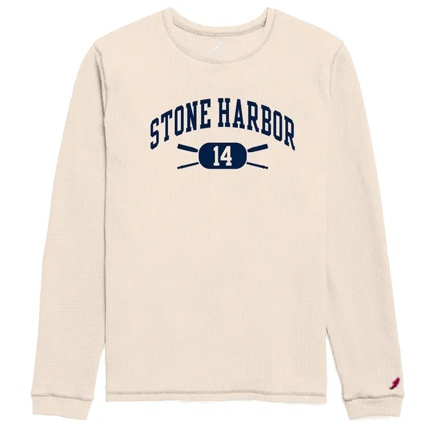 Men's Stone Harbor Long Sleeve Waffle Crew - Dew