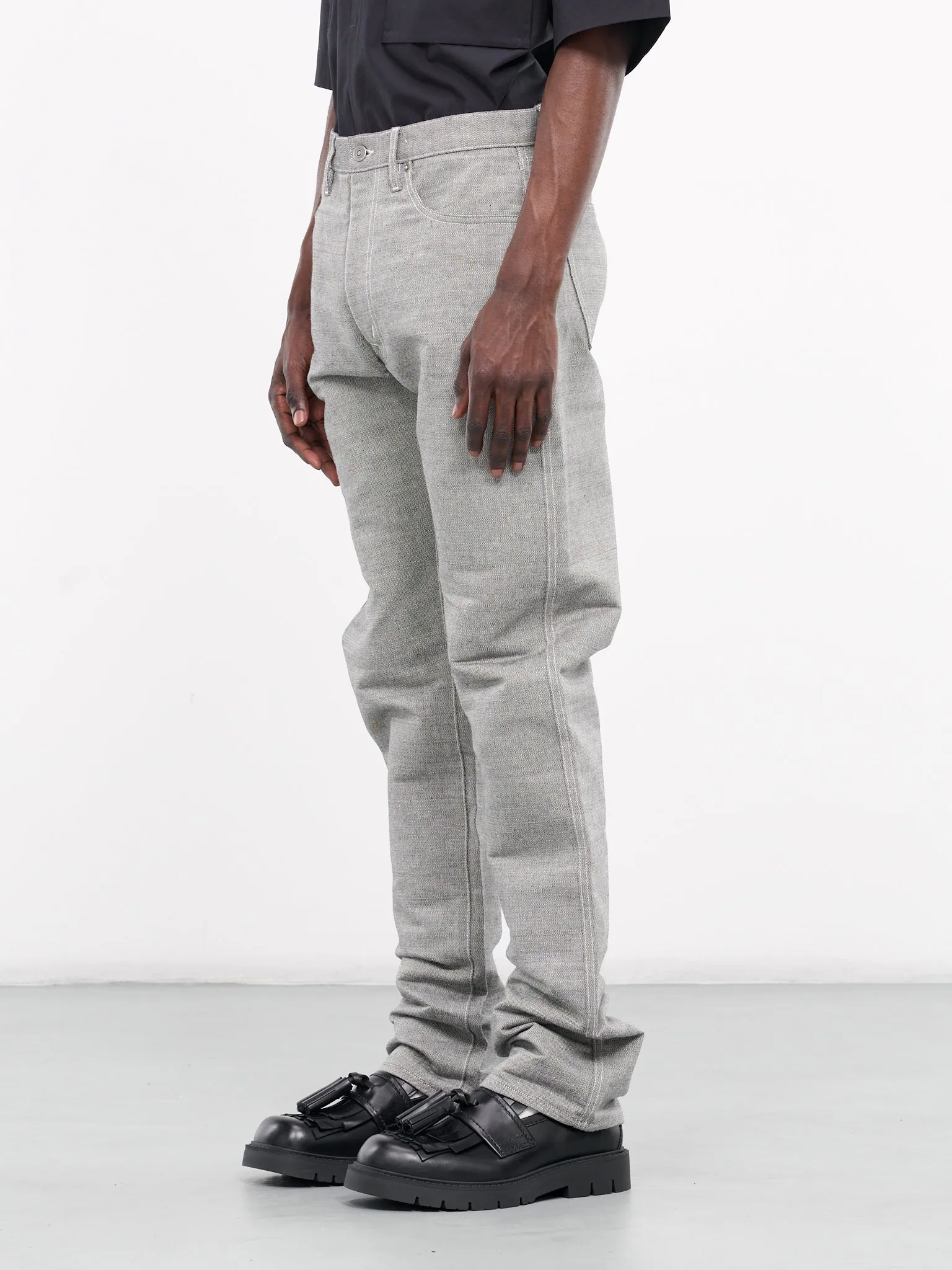 Mélange Five Pocket Trousers (S67LA0035-M30006-LIGHT-GREY)