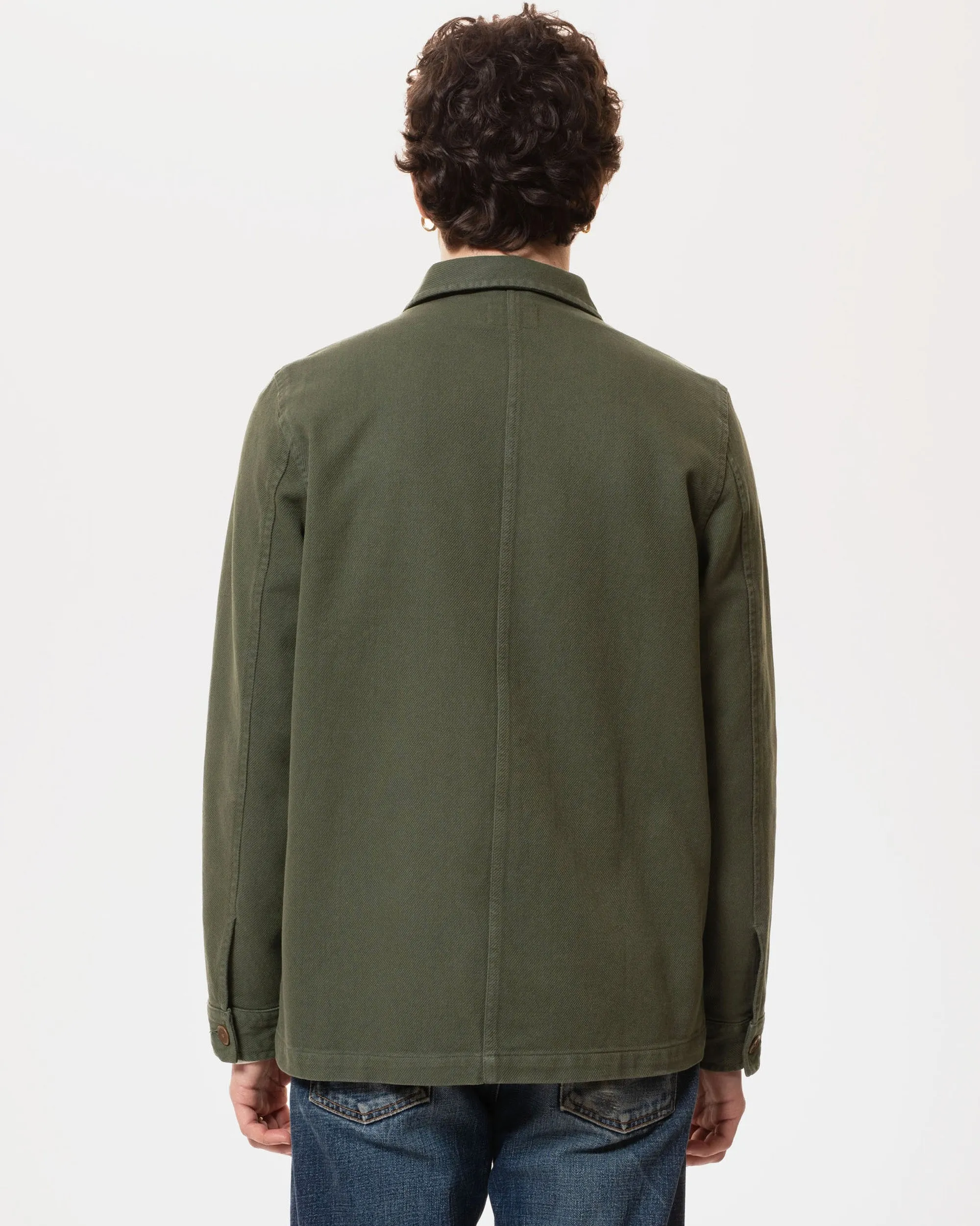 Nudie Jeans Barney Worker Jacket - Olive