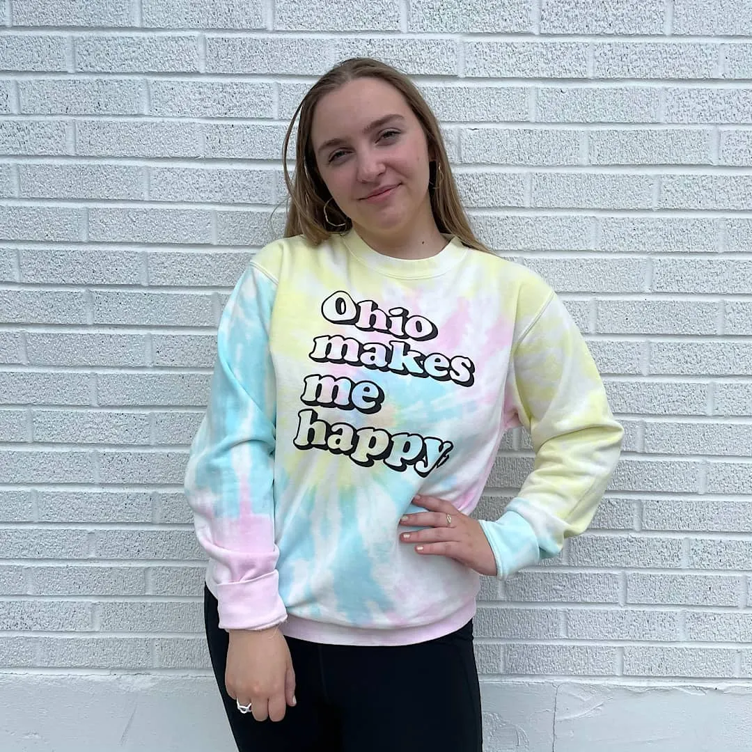 Ohio Makes Me Happy Sweatshirt (Discontinued)