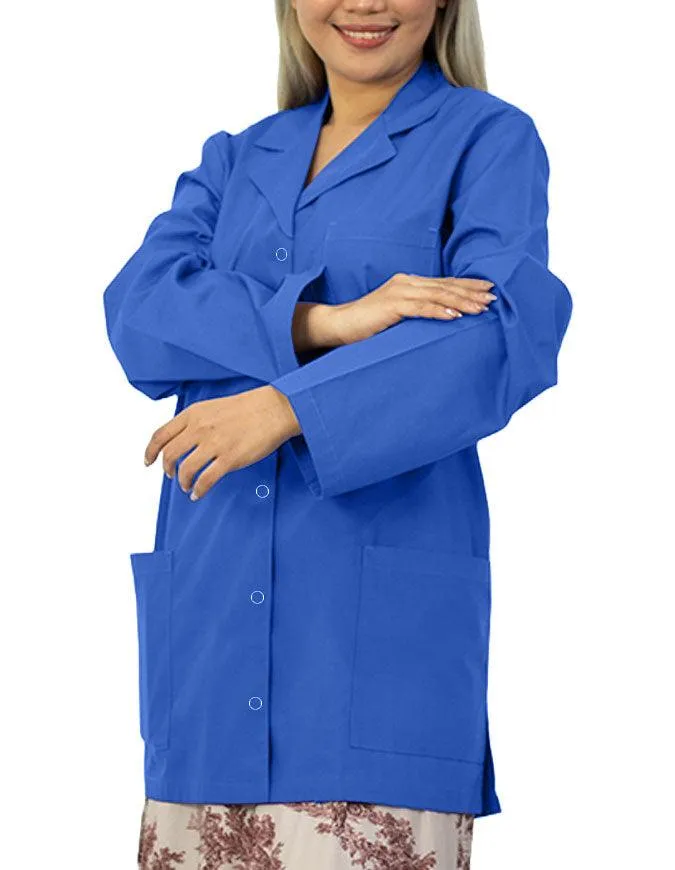 Panda Uniform Women's 32 Inch Snap Front Lab coat