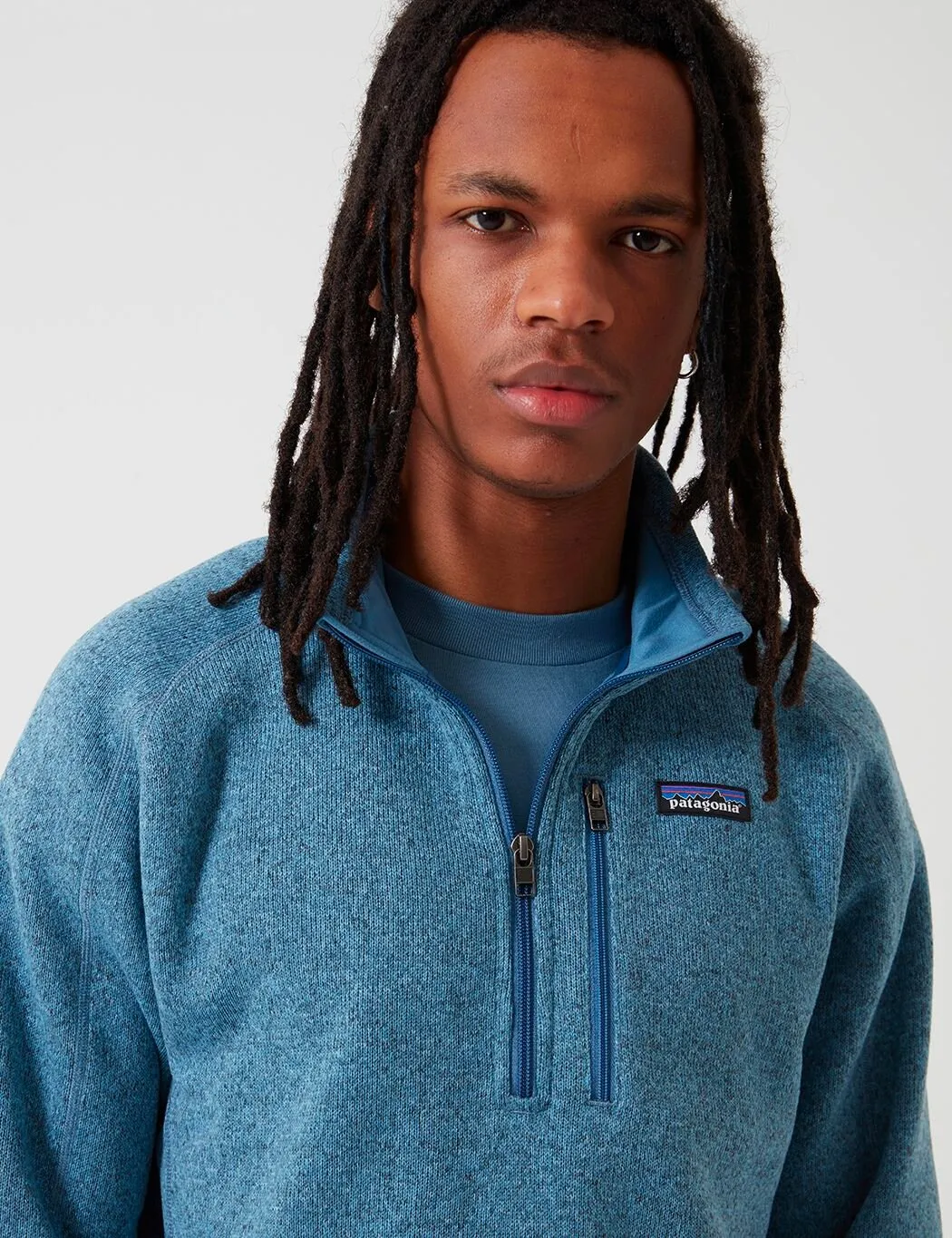 Patagonia Better Sweater 1/4 Zip Fleece - Pigeon Blue