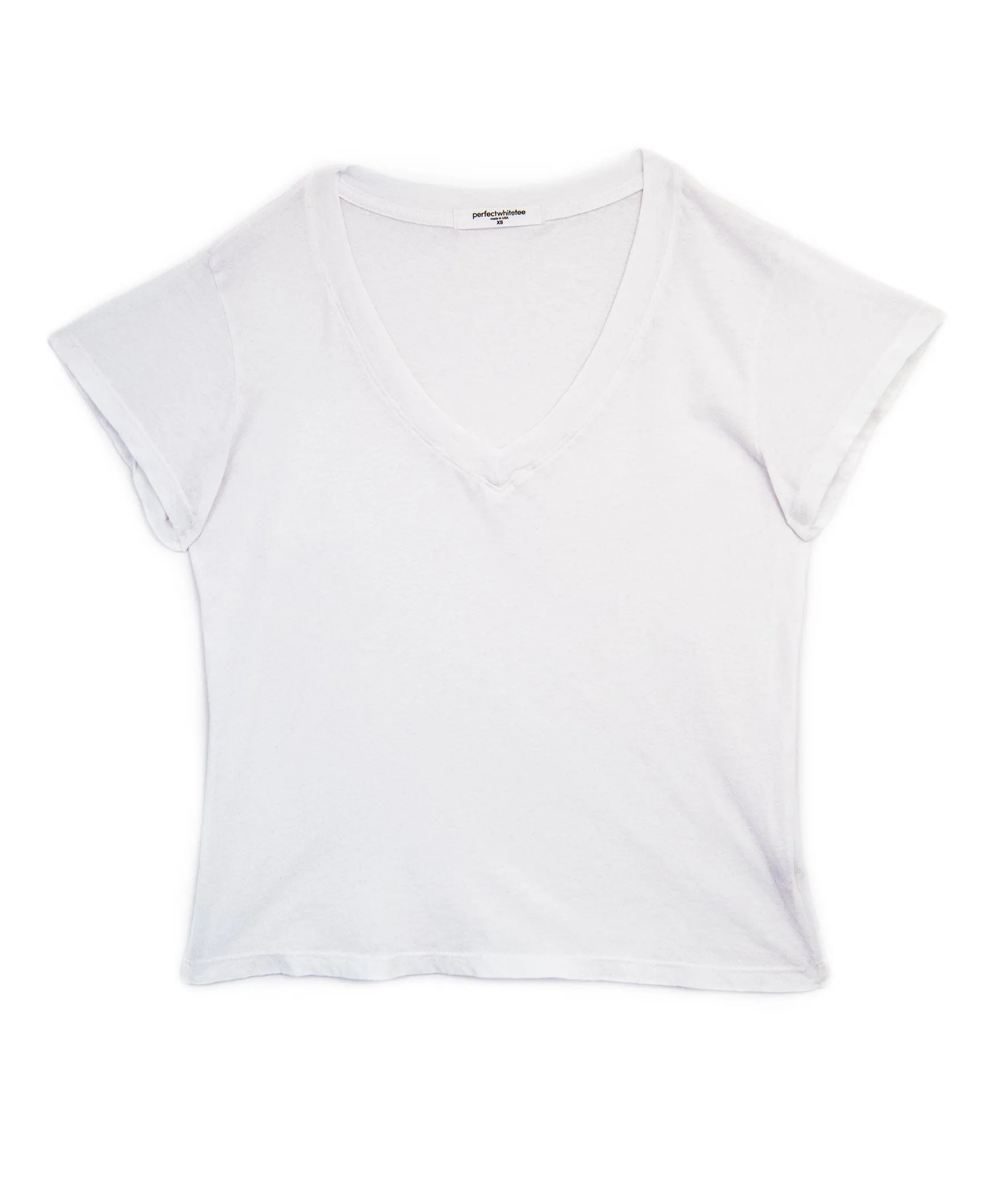 Perfect White Tee Women Hendrix Basic V Neck