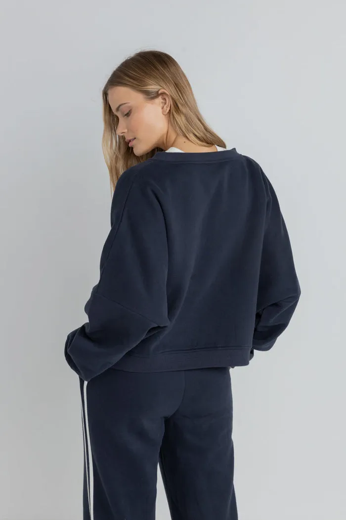 Rhythm Mono Sweatshirt - NAVY