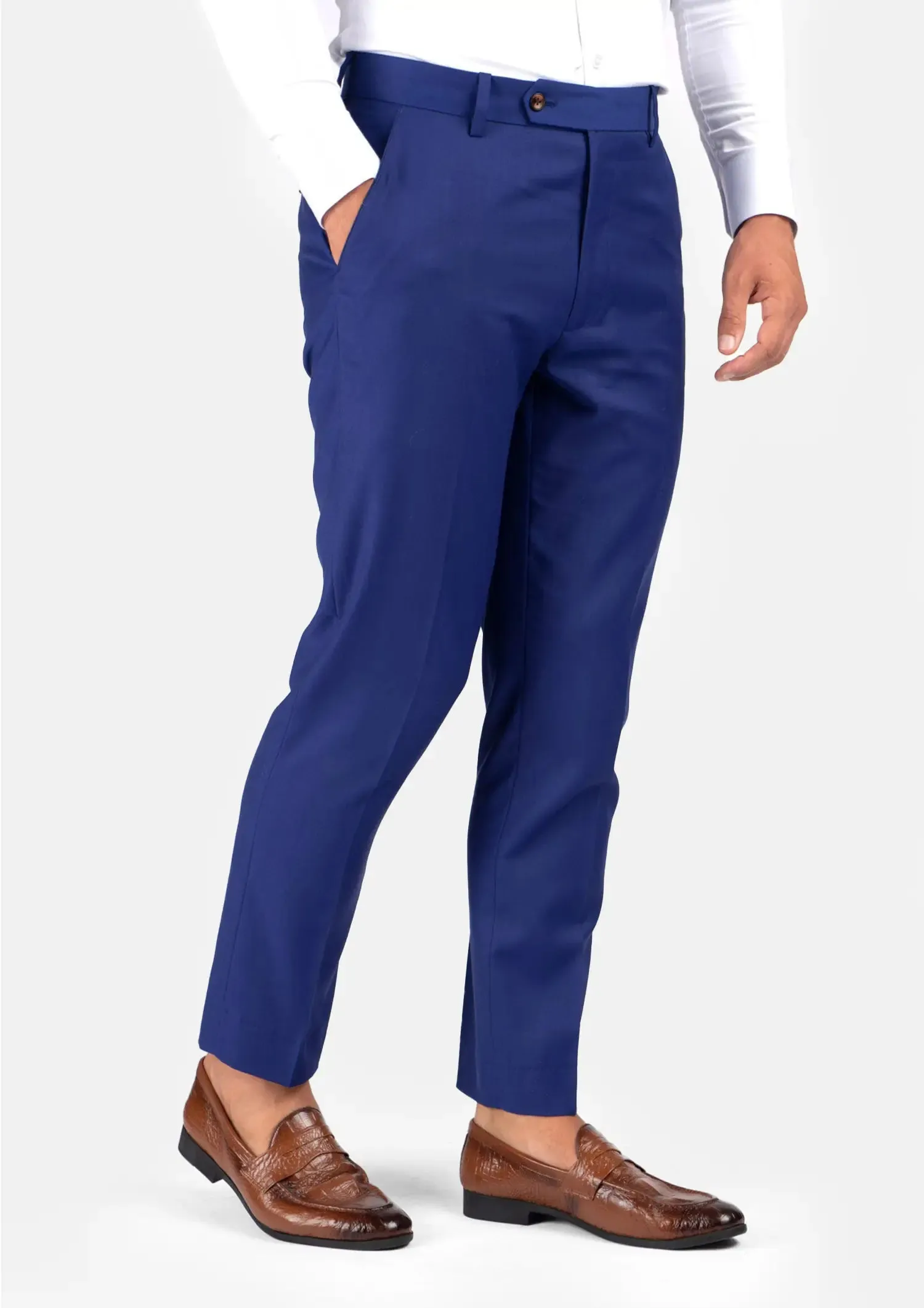 Royal Blue Twill Pants