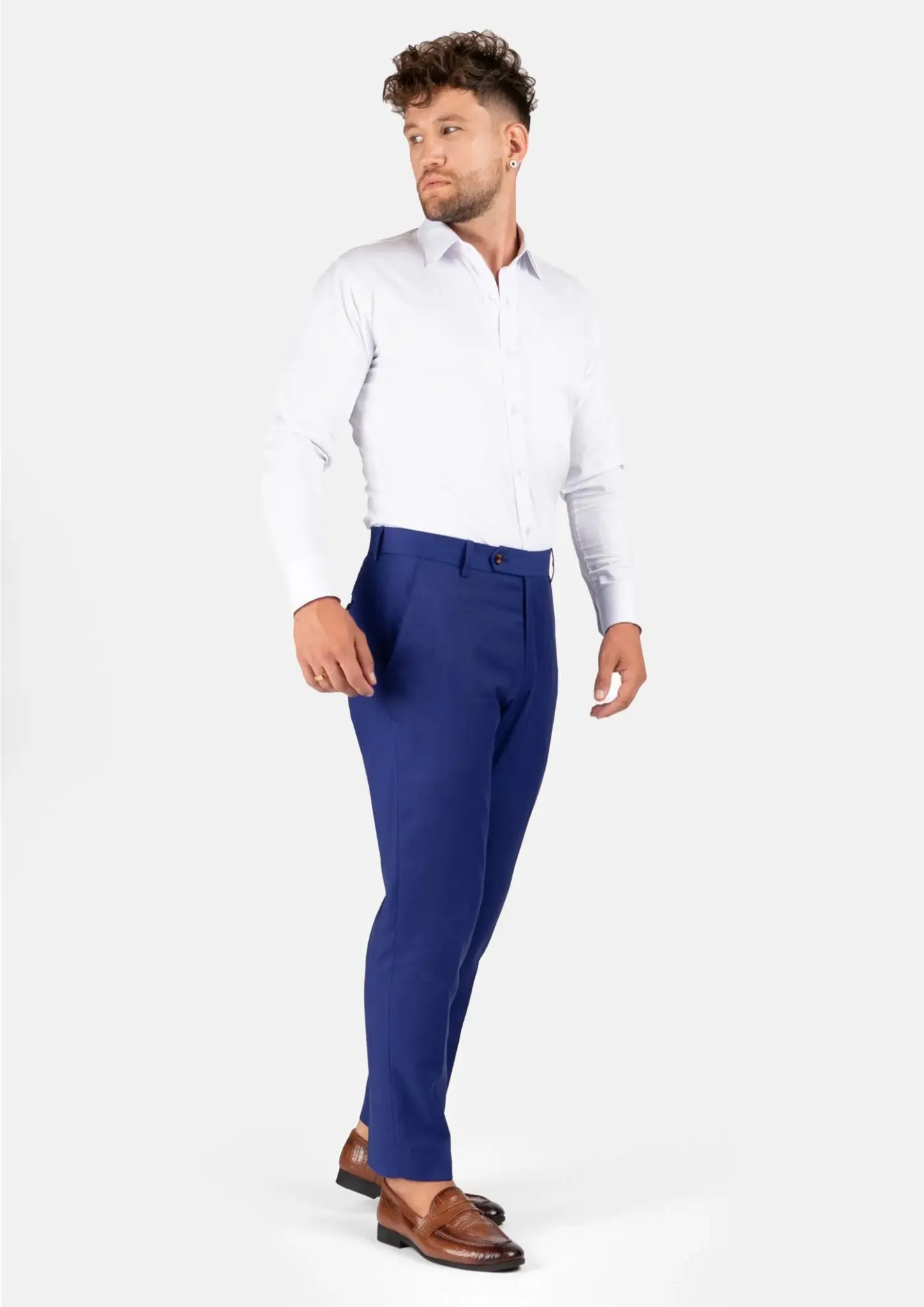 Royal Blue Twill Pants