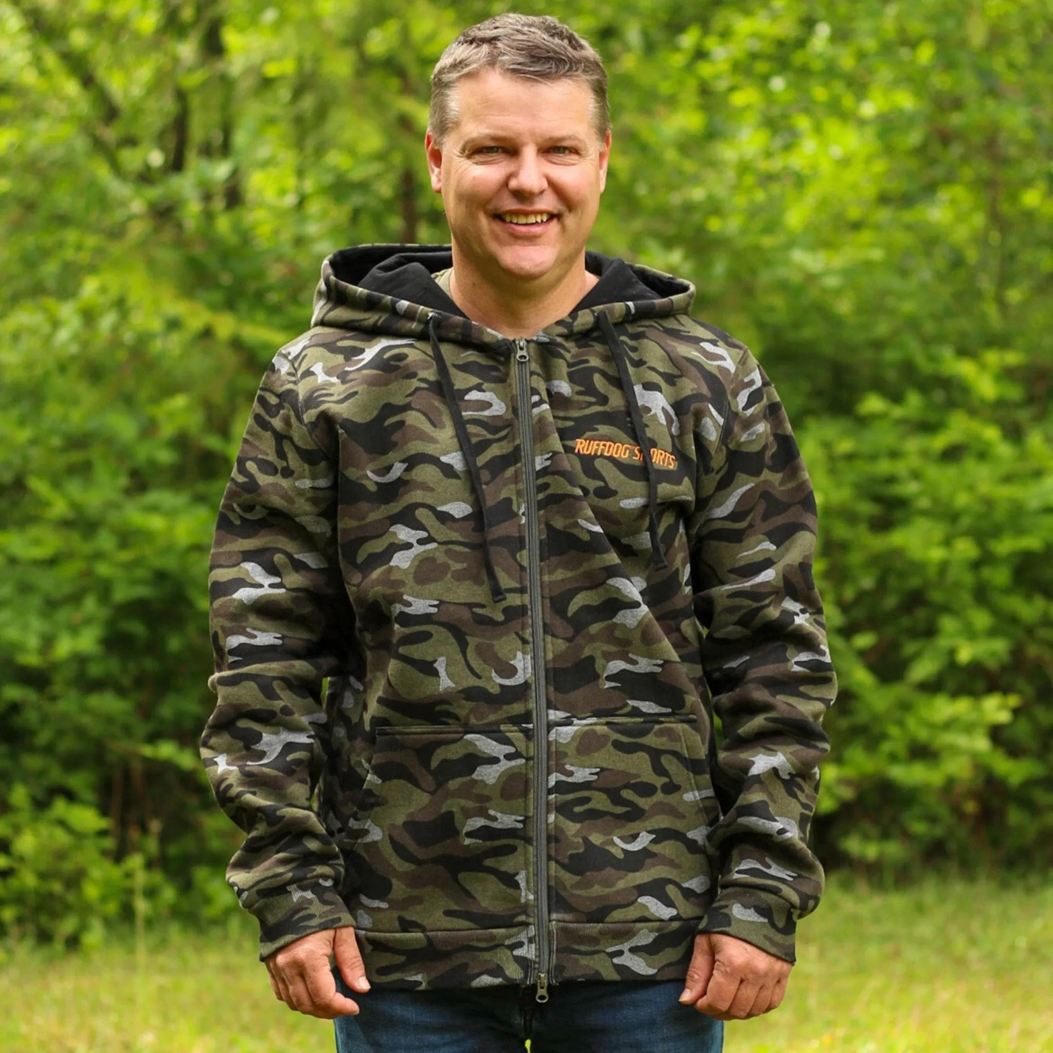 Ruffdog ODIN Hooded Fleece Dog Trainer Jacket CAMO