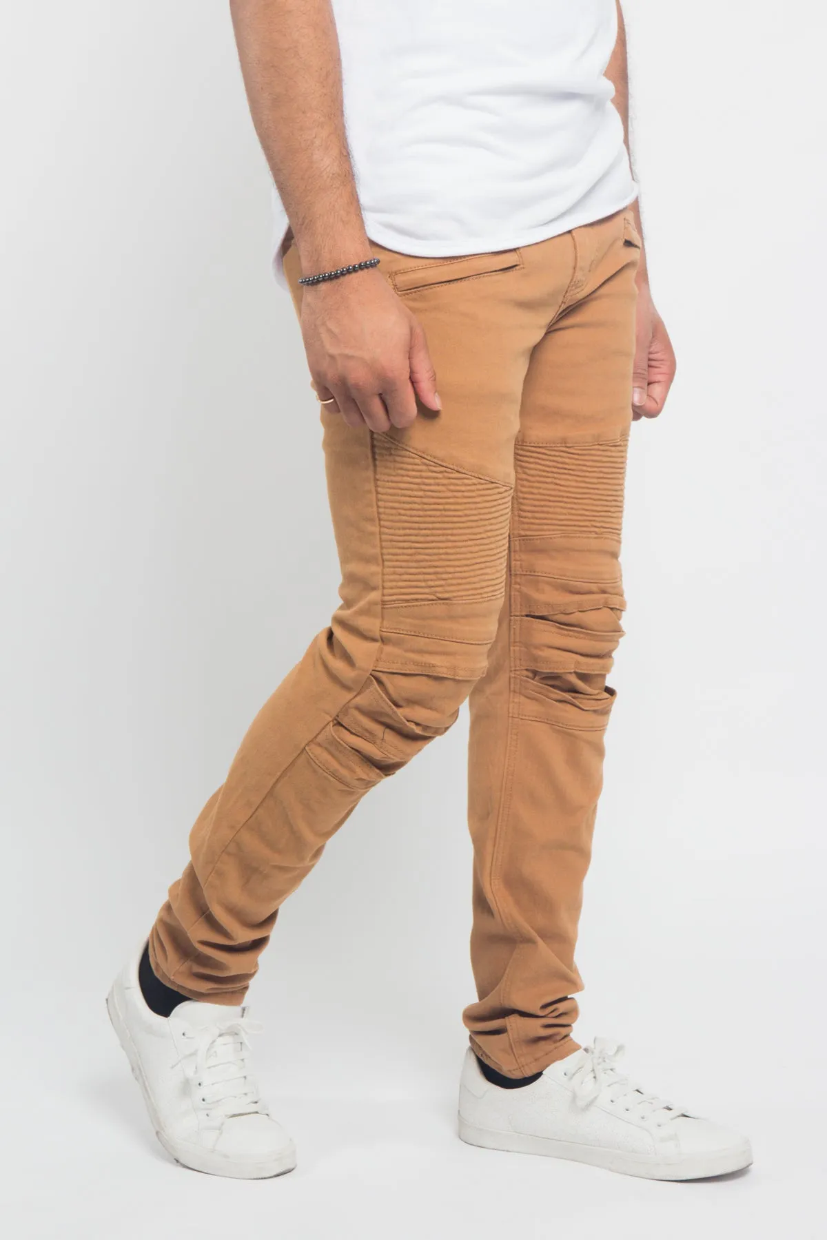 Scrunched Fold Illusion Jeans