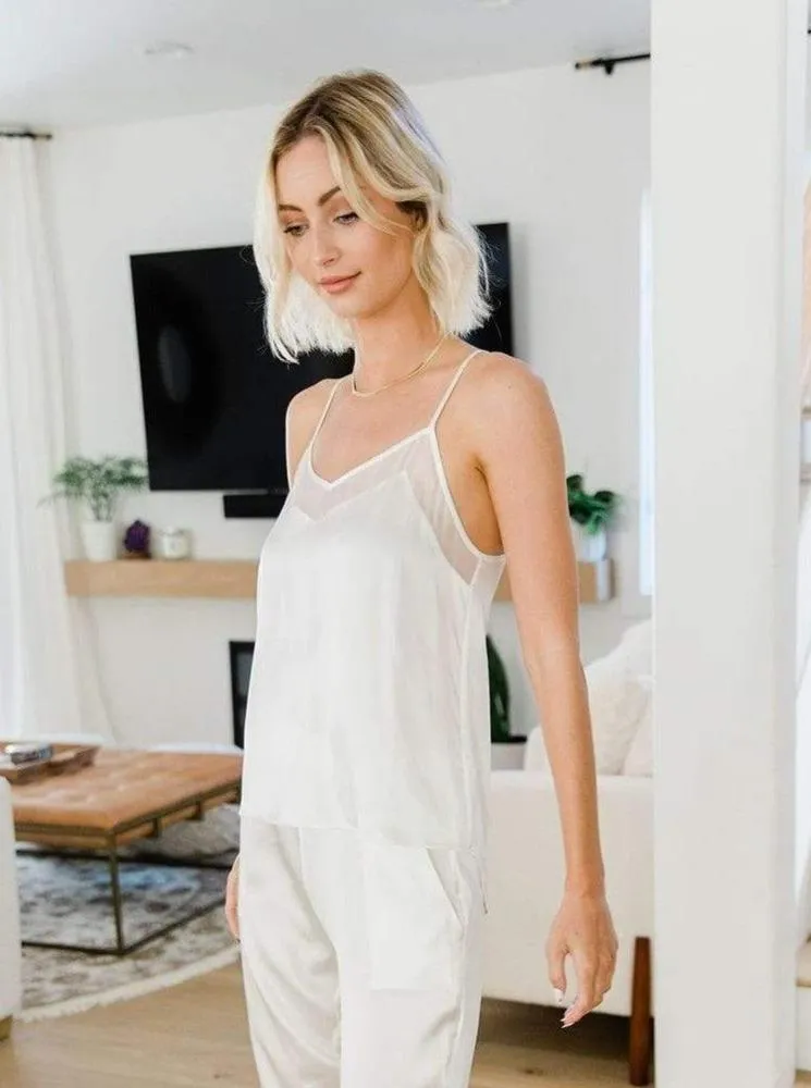 Silk Cami Top · Light Champagne