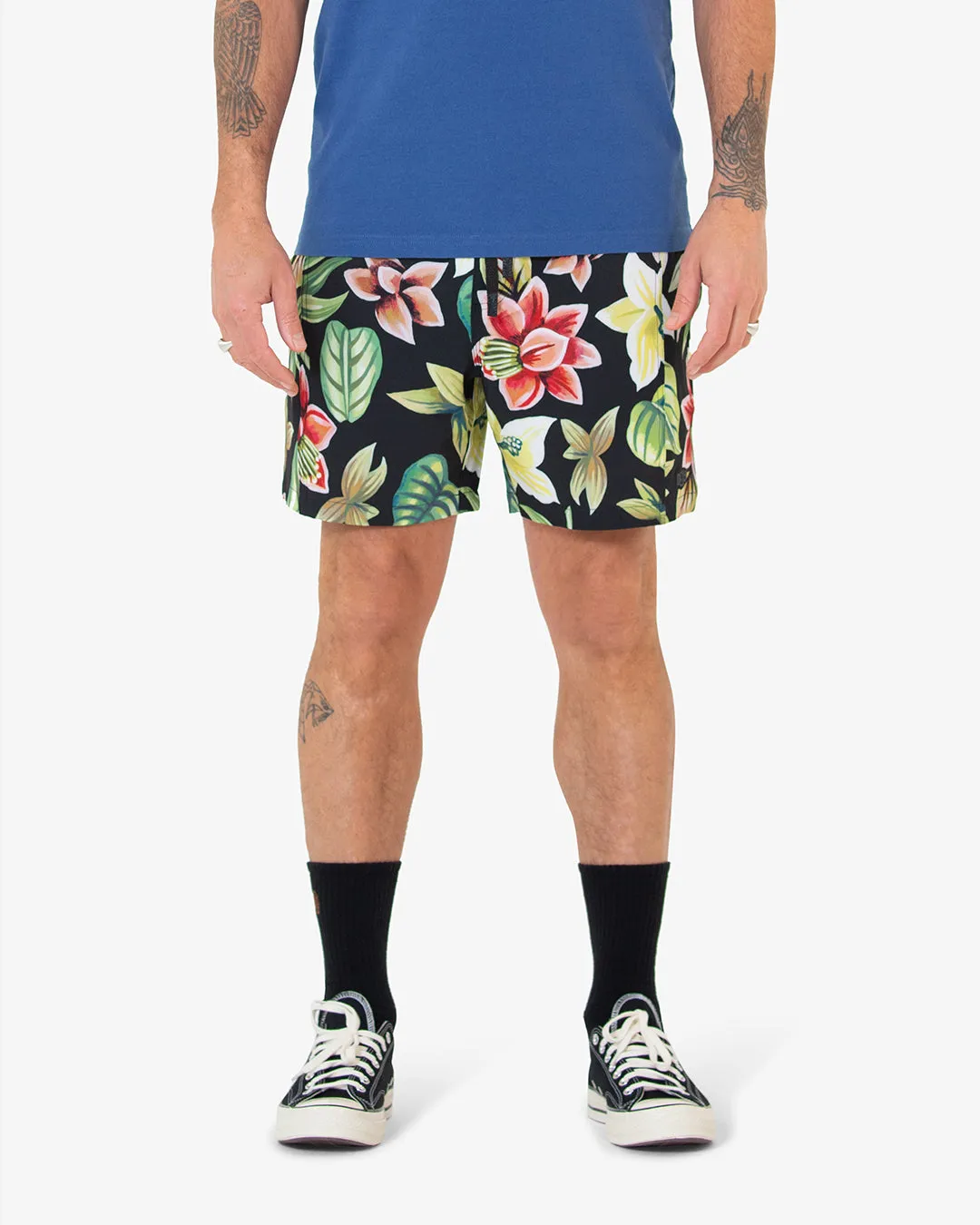 STEP OFF BOARDSHORT - BLACK