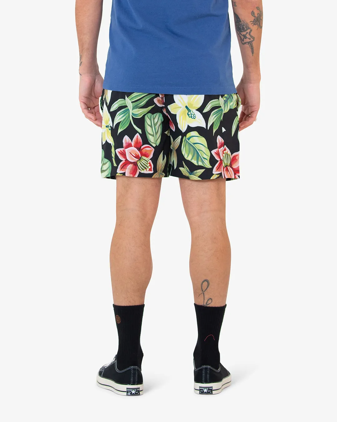 STEP OFF BOARDSHORT - BLACK