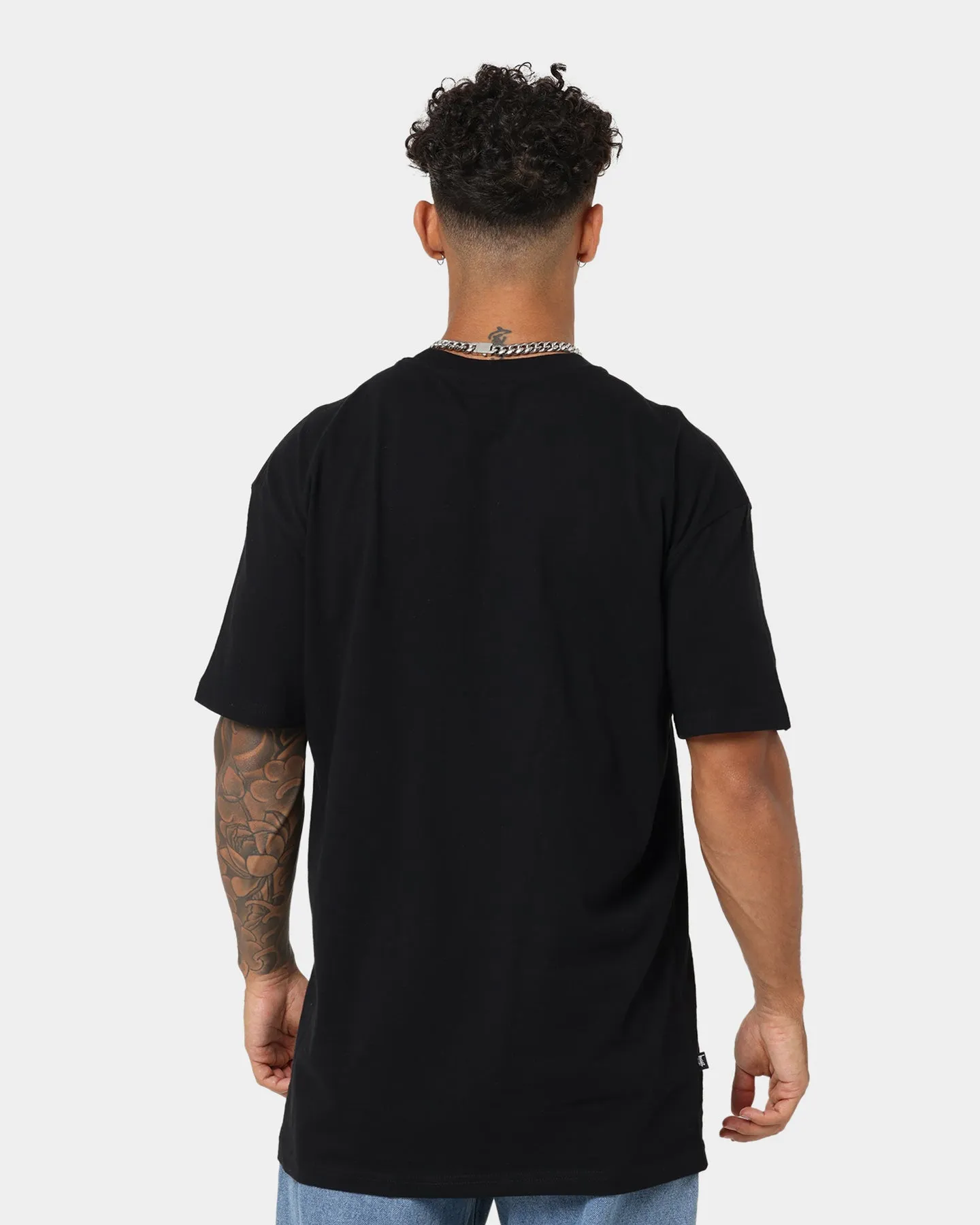 Stussy Stock Label Heavyweight T-Shirt Black