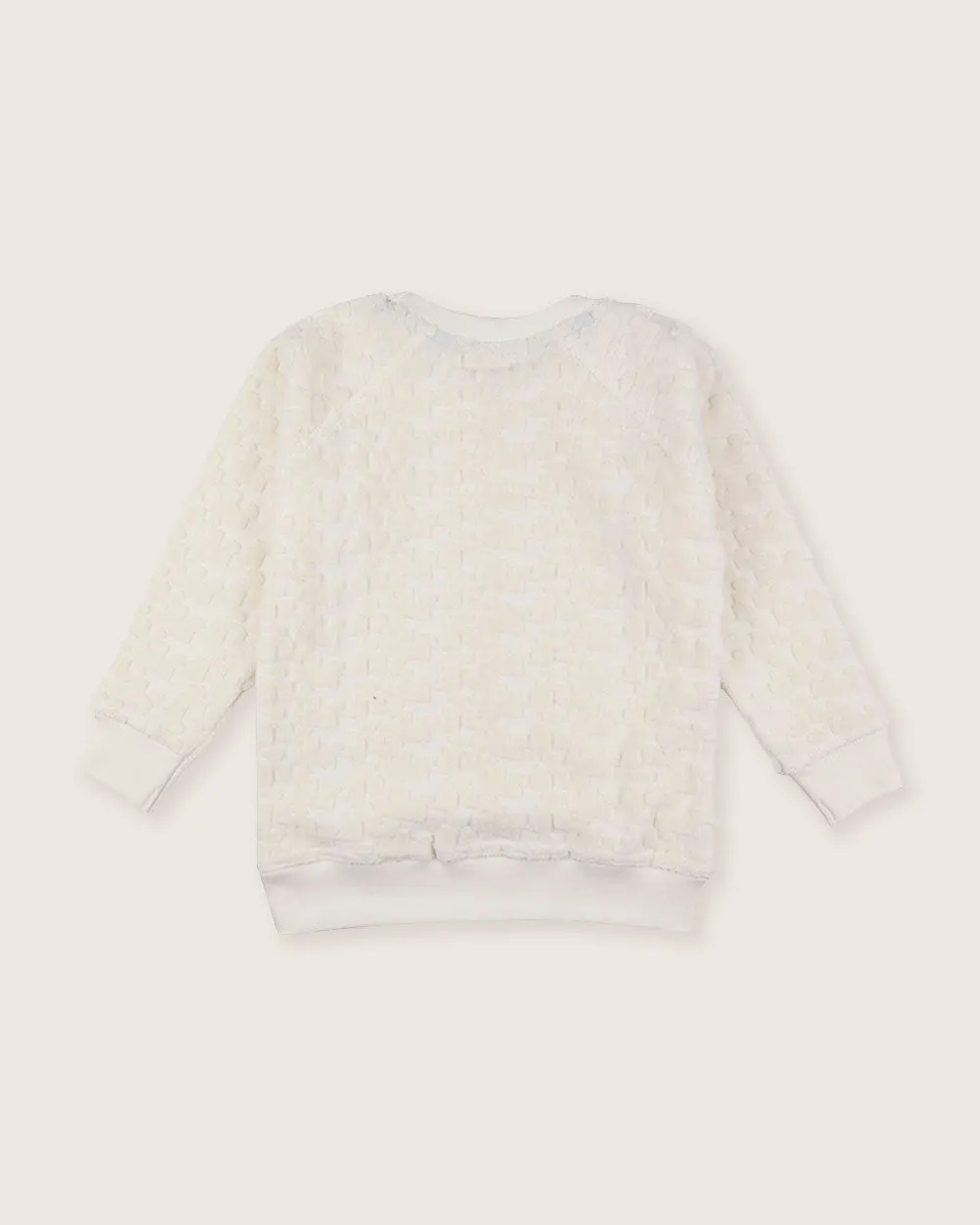 Texture Towelling Sweatshirt