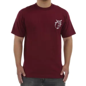 The Hundreds Forever Simple Adam Tee - Burgundy