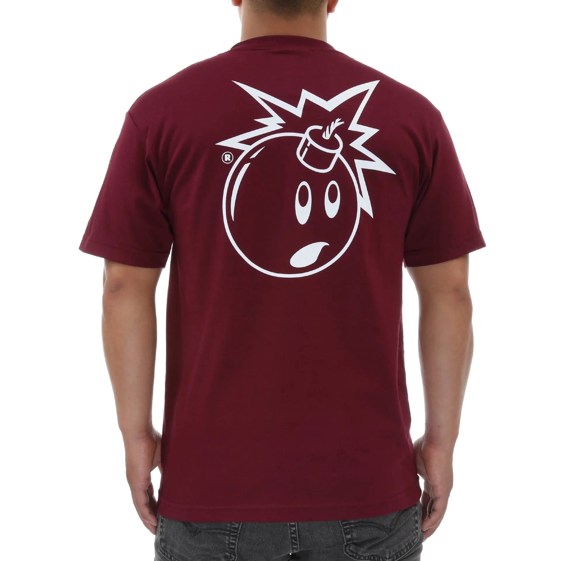 The Hundreds Forever Simple Adam Tee - Burgundy