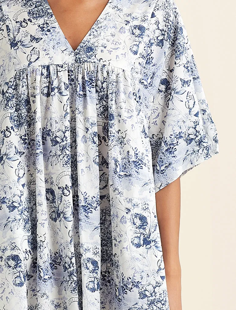 Toile De Jouy Kaftan Nightie