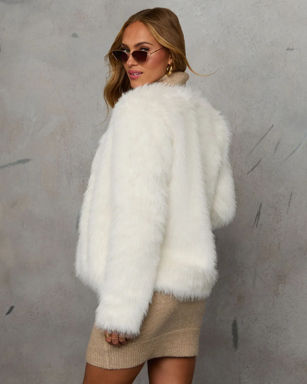 Warm Gather Faux Fur Coat