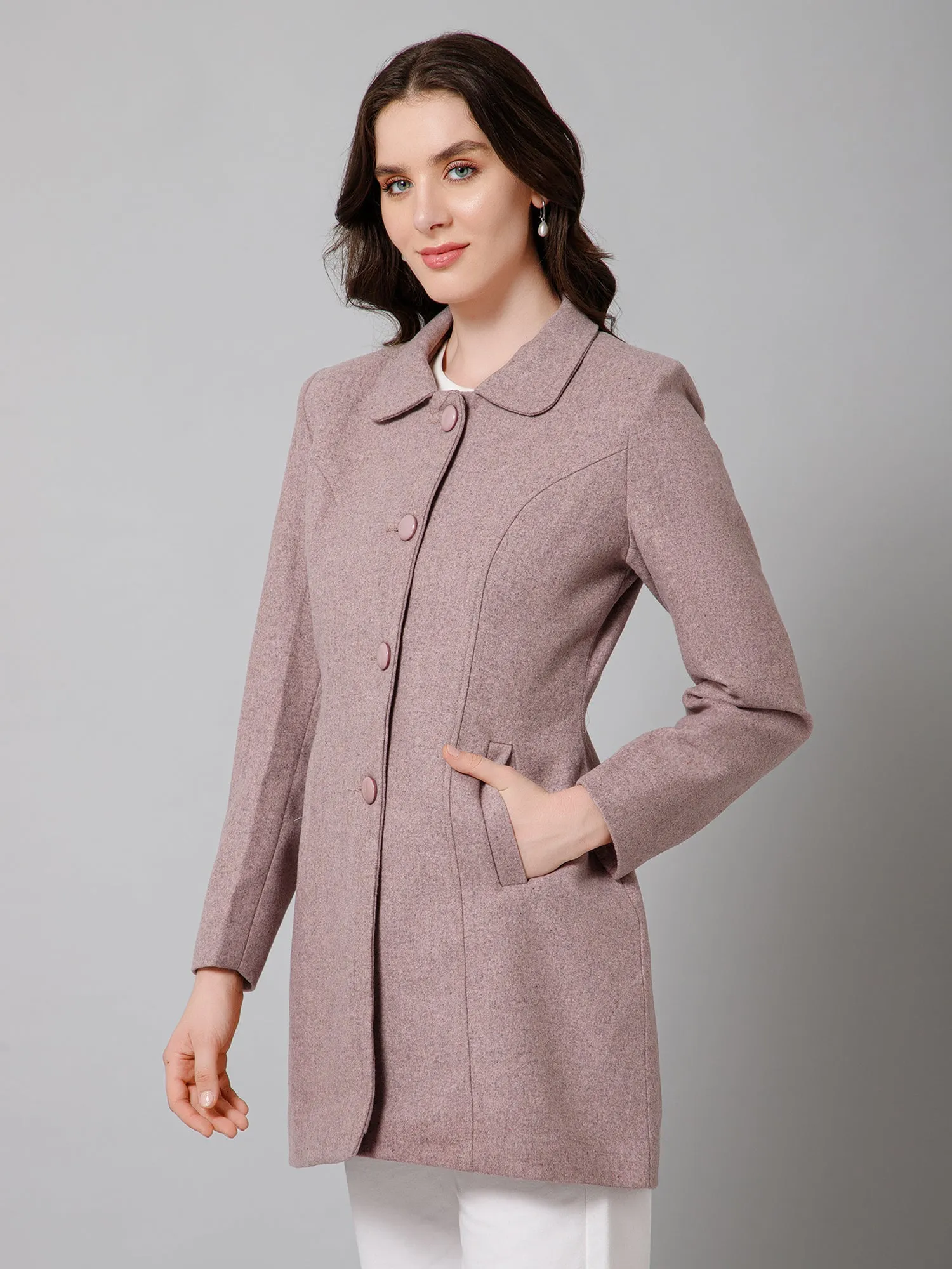 Women's Casual  Onion Single breasted  Spread Collar Long Coat